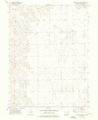 Antelope Creek SE Colorado Historical topographic map, 1:24000 scale, 7.5 X 7.5 Minute, Year 1973
