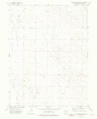 Antelope Creek West Colorado Historical topographic map, 1:24000 scale, 7.5 X 7.5 Minute, Year 1973