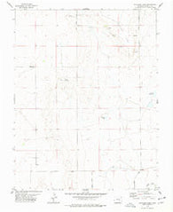 Antelope Mesa Colorado Historical topographic map, 1:24000 scale, 7.5 X 7.5 Minute, Year 1977