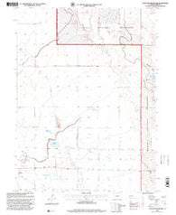 Antelope Reservoir Colorado Historical topographic map, 1:24000 scale, 7.5 X 7.5 Minute, Year 1997