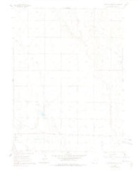 Antelope Reservoir Colorado Historical topographic map, 1:24000 scale, 7.5 X 7.5 Minute, Year 1960