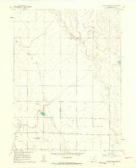 Antelope Reservoir Colorado Historical topographic map, 1:24000 scale, 7.5 X 7.5 Minute, Year 1960