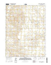 Antelope Creek East Colorado Current topographic map, 1:24000 scale, 7.5 X 7.5 Minute, Year 2016