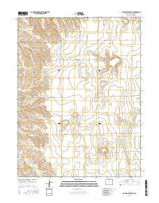 Antelope Creek SE Colorado Current topographic map, 1:24000 scale, 7.5 X 7.5 Minute, Year 2016
