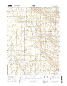 Antelope Creek West Colorado Current topographic map, 1:24000 scale, 7.5 X 7.5 Minute, Year 2016