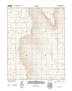 Antelope Mesa Colorado Historical topographic map, 1:24000 scale, 7.5 X 7.5 Minute, Year 2013