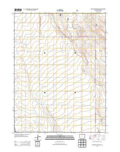 Antelope Reservoir Colorado Historical topographic map, 1:24000 scale, 7.5 X 7.5 Minute, Year 2013