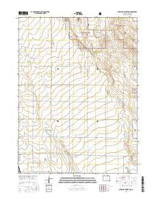 Antelope Reservoir Colorado Current topographic map, 1:24000 scale, 7.5 X 7.5 Minute, Year 2016