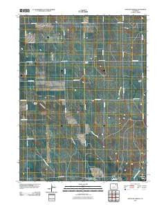 Antelope Springs Colorado Historical topographic map, 1:24000 scale, 7.5 X 7.5 Minute, Year 2010