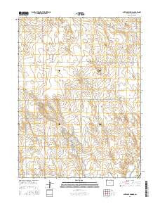 Antelope Springs Colorado Current topographic map, 1:24000 scale, 7.5 X 7.5 Minute, Year 2016