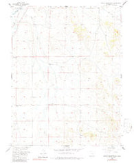 Antero Reservoir NE Colorado Historical topographic map, 1:24000 scale, 7.5 X 7.5 Minute, Year 1956