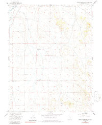 Antero Reservoir NE Colorado Historical topographic map, 1:24000 scale, 7.5 X 7.5 Minute, Year 1956