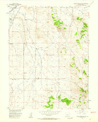 Antero Reservoir NE Colorado Historical topographic map, 1:24000 scale, 7.5 X 7.5 Minute, Year 1956