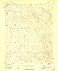 Antero Reservoir NE Colorado Historical topographic map, 1:24000 scale, 7.5 X 7.5 Minute, Year 1956