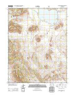 Antero Reservoir Colorado Historical topographic map, 1:24000 scale, 7.5 X 7.5 Minute, Year 2013