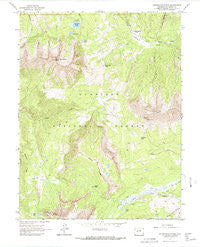 Anthracite Range Colorado Historical topographic map, 1:24000 scale, 7.5 X 7.5 Minute, Year 1961