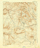 Anthracite Colorado Historical topographic map, 1:62500 scale, 15 X 15 Minute, Year 1893