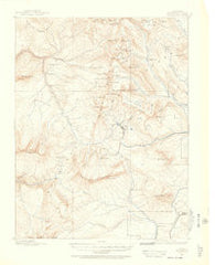 Anthracite Colorado Historical topographic map, 1:62500 scale, 15 X 15 Minute, Year 1888