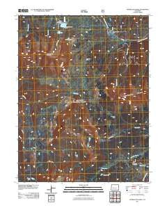 Anthracite Range Colorado Historical topographic map, 1:24000 scale, 7.5 X 7.5 Minute, Year 2011
