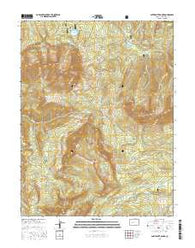 Anthracite Range Colorado Current topographic map, 1:24000 scale, 7.5 X 7.5 Minute, Year 2016