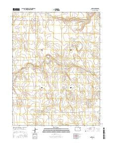 Anton Colorado Current topographic map, 1:24000 scale, 7.5 X 7.5 Minute, Year 2016