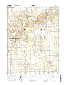 Anton SE Colorado Current topographic map, 1:24000 scale, 7.5 X 7.5 Minute, Year 2016