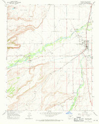 Antonito Colorado Historical topographic map, 1:24000 scale, 7.5 X 7.5 Minute, Year 1967
