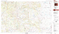 Antonito Colorado Historical topographic map, 1:100000 scale, 30 X 60 Minute, Year 1985