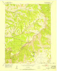 Anvil Points Colorado Historical topographic map, 1:24000 scale, 7.5 X 7.5 Minute, Year 1952