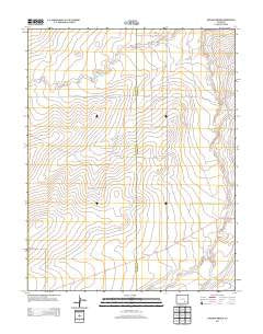 Apishapa Bridge Colorado Historical topographic map, 1:24000 scale, 7.5 X 7.5 Minute, Year 2013