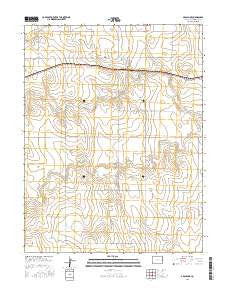 Arapahoe Colorado Current topographic map, 1:24000 scale, 7.5 X 7.5 Minute, Year 2016