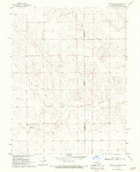Arapahoe NE Colorado Historical topographic map, 1:24000 scale, 7.5 X 7.5 Minute, Year 1969