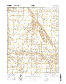 Arickaree Colorado Current topographic map, 1:24000 scale, 7.5 X 7.5 Minute, Year 2016