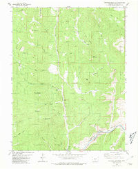 Arkansas Mountain Colorado Historical topographic map, 1:24000 scale, 7.5 X 7.5 Minute, Year 1980