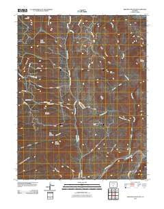 Arkansas Mountain Colorado Historical topographic map, 1:24000 scale, 7.5 X 7.5 Minute, Year 2010