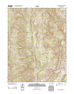 Arkansas Mountain Colorado Historical topographic map, 1:24000 scale, 7.5 X 7.5 Minute, Year 2013