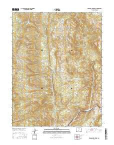 Arkansas Mountain Colorado Current topographic map, 1:24000 scale, 7.5 X 7.5 Minute, Year 2016