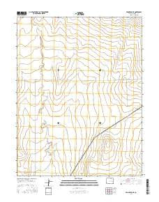 Arlington NE Colorado Current topographic map, 1:24000 scale, 7.5 X 7.5 Minute, Year 2016