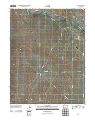 Aroya Colorado Historical topographic map, 1:24000 scale, 7.5 X 7.5 Minute, Year 2010