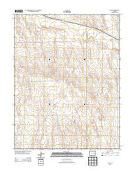 Aroya Colorado Historical topographic map, 1:24000 scale, 7.5 X 7.5 Minute, Year 2013
