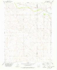 Aroya Colorado Historical topographic map, 1:24000 scale, 7.5 X 7.5 Minute, Year 1978