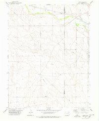 Aroya Colorado Historical topographic map, 1:24000 scale, 7.5 X 7.5 Minute, Year 1978