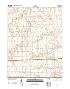 Arriba Colorado Historical topographic map, 1:24000 scale, 7.5 X 7.5 Minute, Year 2013