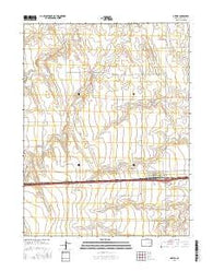 Arriba Colorado Current topographic map, 1:24000 scale, 7.5 X 7.5 Minute, Year 2016