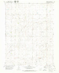 Arriba NE Colorado Historical topographic map, 1:24000 scale, 7.5 X 7.5 Minute, Year 1979