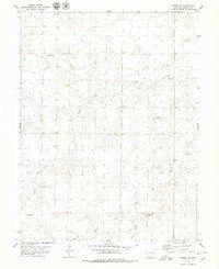 Arriba NE Colorado Historical topographic map, 1:24000 scale, 7.5 X 7.5 Minute, Year 1979