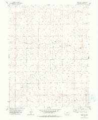 Arriba NW Colorado Historical topographic map, 1:24000 scale, 7.5 X 7.5 Minute, Year 1979