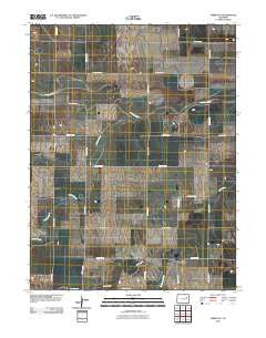 Arriba NE Colorado Historical topographic map, 1:24000 scale, 7.5 X 7.5 Minute, Year 2010