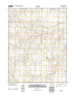 Arriba NE Colorado Historical topographic map, 1:24000 scale, 7.5 X 7.5 Minute, Year 2013