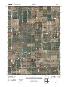 Arriba NW Colorado Historical topographic map, 1:24000 scale, 7.5 X 7.5 Minute, Year 2010